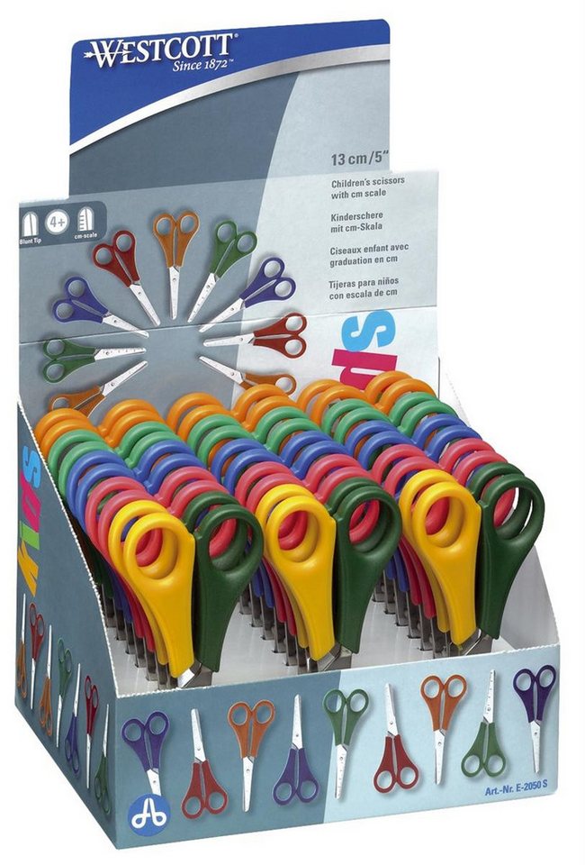WESTCOTT Bastelscheren Bastelschere 13cm rund sort. von WESTCOTT