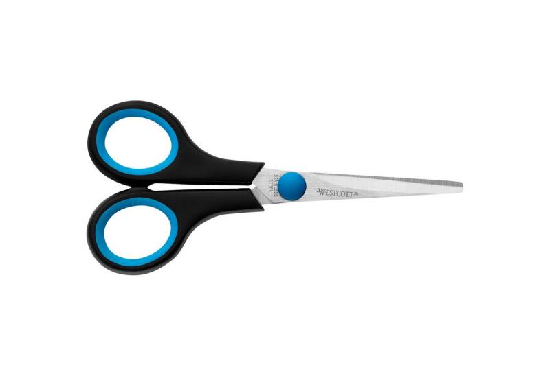 WESTCOTT Bastelscheren Bastelschere 13cm spitz links schwarz/bl WESTCOTT E-30252 00 von WESTCOTT