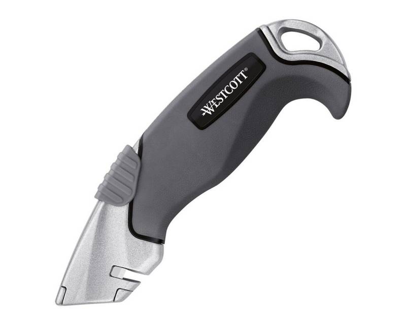 WESTCOTT Cuttermesser Aluminium Alloy, Klinge: 2 cm, mit Trapezklinge 60x20 mm von WESTCOTT