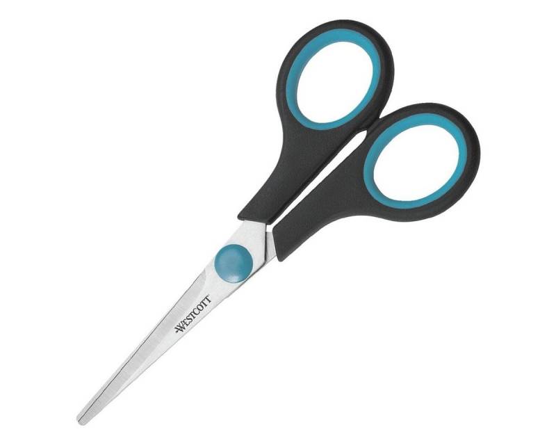 WESTCOTT Haushaltsschere Easy Grip, 13 cm, für Rechtshänder von WESTCOTT