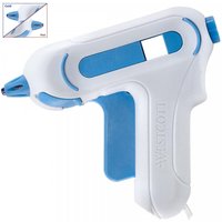 WESTCOTT mini Heißklebepistole weiß/blau von WESTCOTT