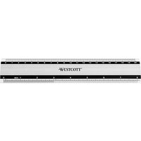 WESTCOTT Lineal 20,0 cm, silber von WESTCOTT