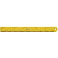 WESTCOTT Lineale Lineal flex,magne. 30cm ge/sw 30 cm gelb von WESTCOTT