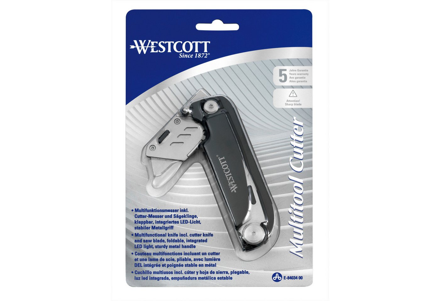 WESTCOTT Multitool Multifunktionsmesser E-84034 00 6 Funtkionen. WESTCOTT Multitool Multifunktionsmesser E-84034 00 6 Funtkionen. von WESTCOTT