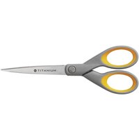 WESTCOTT Papierschere TITANIUM Super 18,0 cm - grau-gelb von WESTCOTT