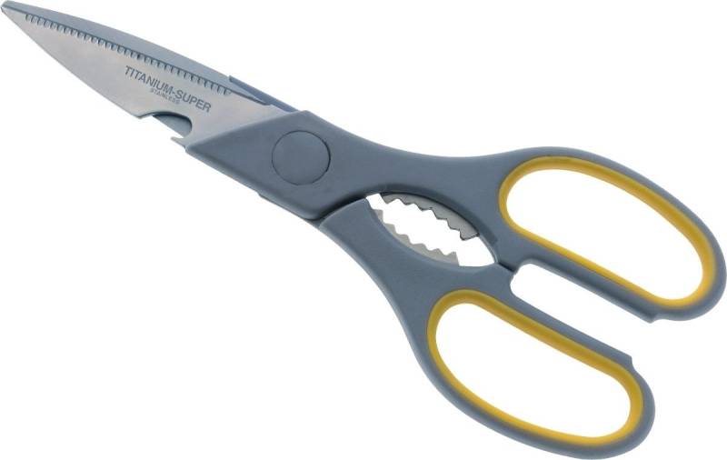 WESTCOTT Papierscheren Schere TITANIUM Super 21cm gelb/grau von WESTCOTT