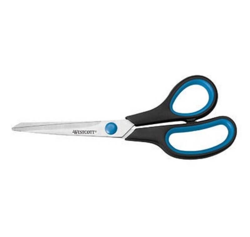 WESTCOTT Papierscheren Scissors Easy Grip 21cm Stainless Steel, Soft Grip von WESTCOTT