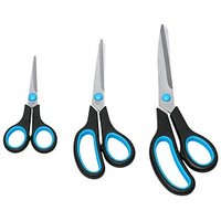 WESTCOTT Papierscheren-Set Easy Grip, 3 St. WESTCOTT Papierscheren-Set Easy Grip, 3 St. von WESTCOTT