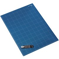 WESTCOTT Schneidematte Westcott Schneidematte A2 3 mm 60,0 x 45,0 cm blau von WESTCOTT