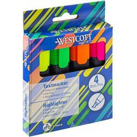 WESTCOTT Textmarker farbsortiert, 4 St. WESTCOTT Textmarker farbsortiert, 4 St. von WESTCOTT