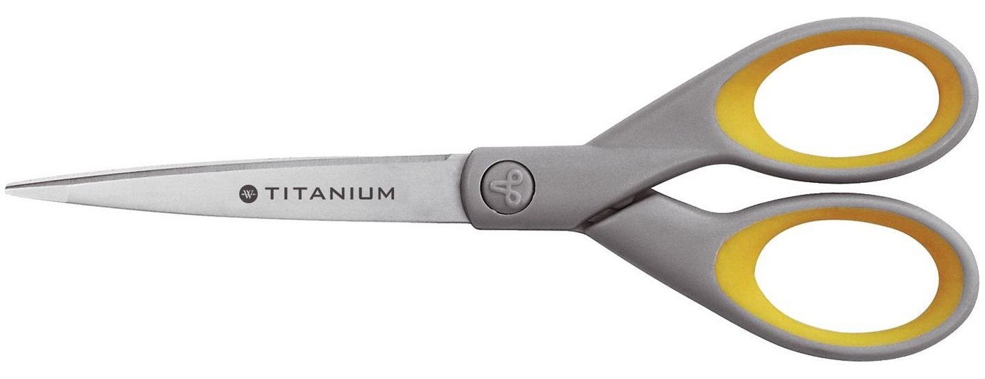 WESTCOTT Universalschere 00 Schere Titanium Super rostfrei abgerundet gerade asymmetrisch grau WESTCOTT Universalschere 00 Schere Titanium Super rostfrei abgerundet gerade asymmetrisch grau von WESTCOTT