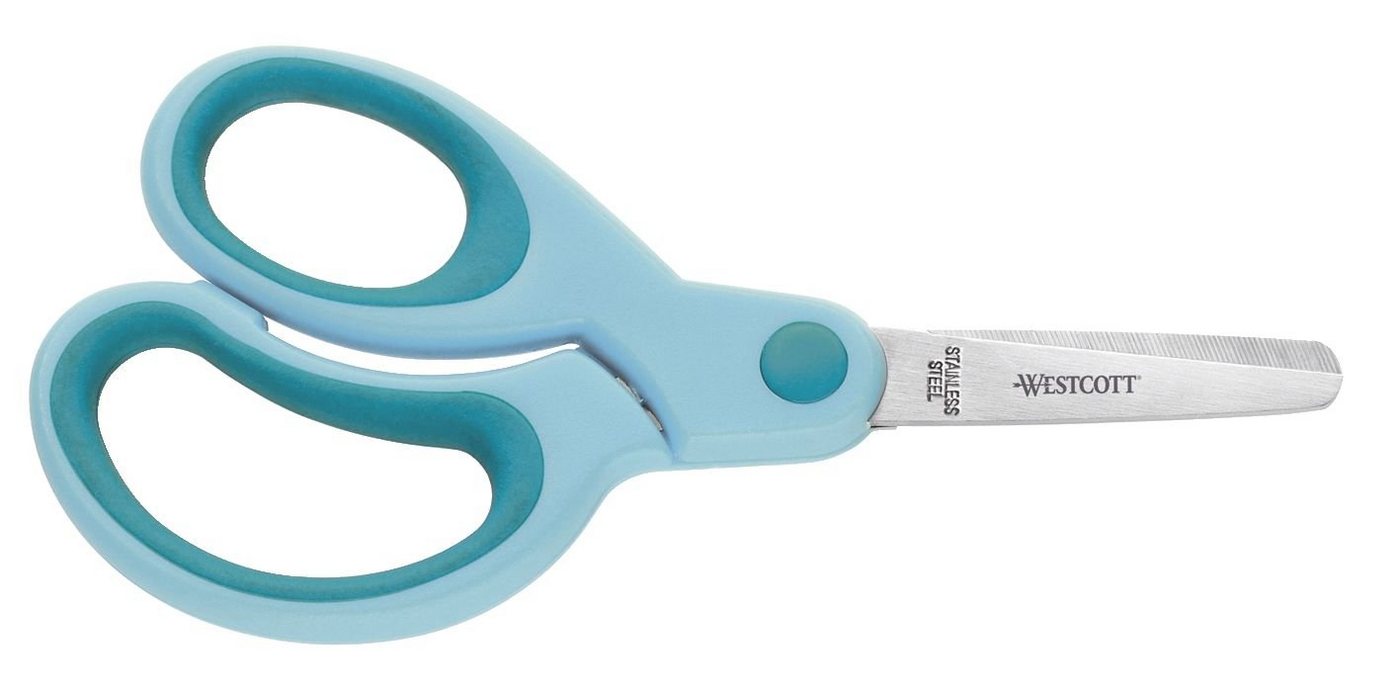 WESTCOTT Universalschere WESTCOTT E-20586 00 Bastelschere - 13 cm, rund, türkis, Linkshänder WESTCOTT Universalschere WESTCOTT E-20586 00 Bastelschere - 13 cm, rund, türkis, Linkshänder von WESTCOTT