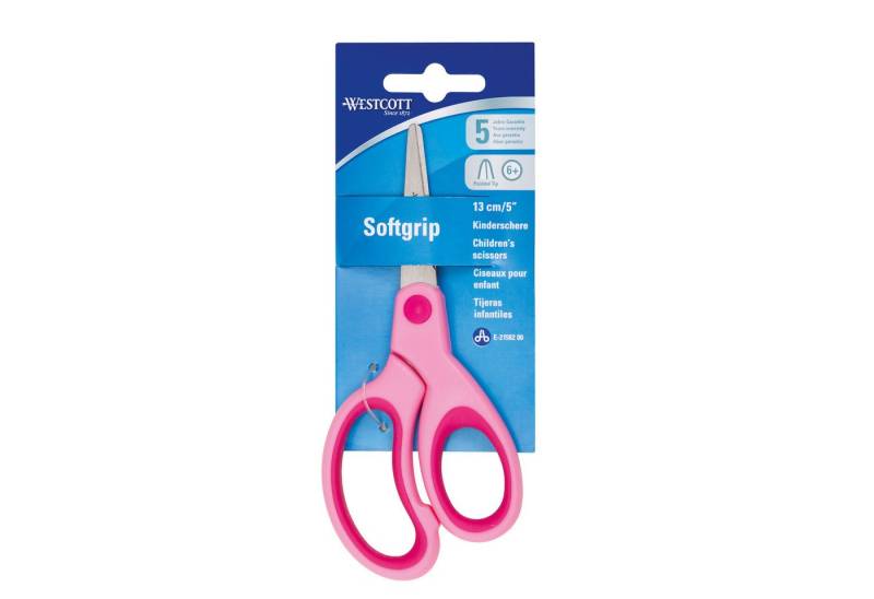 WESTCOTT Universalschere Westcott Kinderschere Kids spitze Spitze 13cm pink Nr. E-21582 00 von WESTCOTT