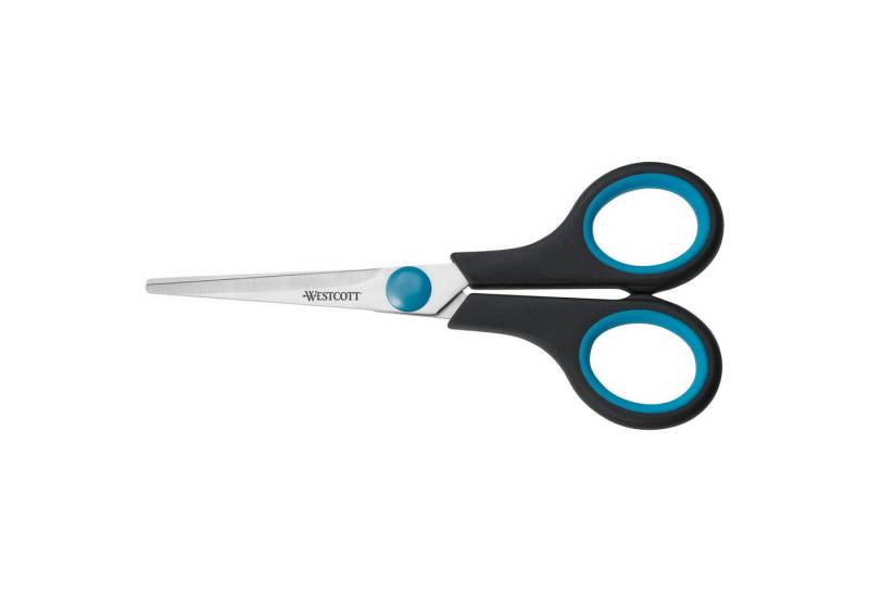 WESTCOTT Universalschere Westcott Schere "EASY GRIP" 13cm 5Zoll Nr. E 30250 00, blau/schwarz von WESTCOTT