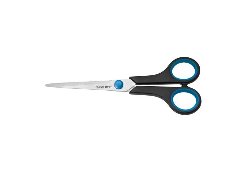 WESTCOTT Universalschere Westcott Schere "EASY GRIP" 17,5 cm blau Nr. E 30271 00, blau/schwarz von WESTCOTT