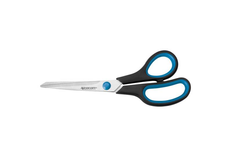WESTCOTT Universalschere Westcott Schere "EASY GRIP" 20,1cm 8Zoll Nr. E 30283 00, blau/schwarz von WESTCOTT