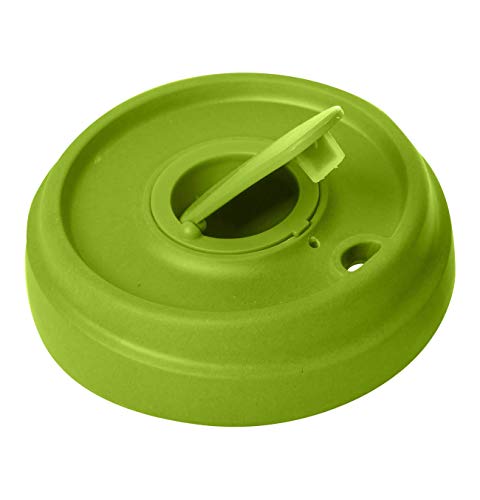 WESTCRAFT Ersatzdeckel kompatibel für BambooCup Kaffeebecher Deckel 95 x 95 x 22 mm Deckel Kaffee Becher (Grün) von WESTCRAFT