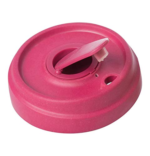 Ersatzdeckel kompatibel für BambooCup Kaffeebecher Deckel 95 x 95 x 22 mm Deckel Kaffee Becher (Pink) von WESTCRAFT