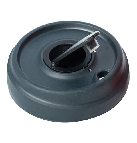 WESTCRAFT Ersatzdeckel kompatibel für BambooCup Kaffeebecher Deckel 95 x 95 x 22 mm Deckel Kaffee Becher (Schwarz) von WESTCRAFT
