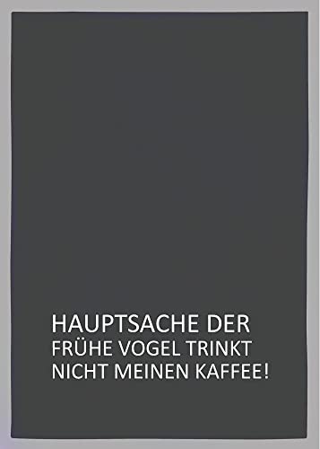 WESTCRAFT Maritime Geschirrtücher / Küchen-Handtuch - Dish Towel Vintage aus 100 Prozent Baumwolle 50 x 70 cm (FRÜHE Vogel weiß) von WESTCRAFT