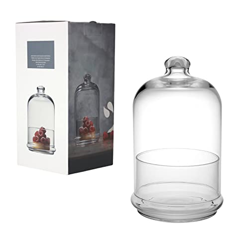 WESTCRAFT kleine Bonboniere 3-stöckig, süßes Glück im Glas, Bonbondose - durchsichtig, Bonbonglas mit Glas Deckel, Vorratsglas für Süssigkeiten Kiosk Süsswarenläden Glas_2-teilig_Patisserie(660ml) von WESTCRAFT