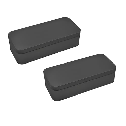 WESTKAIBA 2 Stück Zinn Box Metall Aufbewahrungsbox Große Container Box für Geld Münze Süßigkeiten Schlüssel 6.0 x 2.6 x 1.6 Zoll, Schwarz WESTKAIBA 2 Stück Zinn Box Metall Aufbewahrungsbox Große Container Box für Geld Münze Süßigkeiten Schlüssel 6.0 x 2.6 x 1.6 Zoll, Schwarz von WESTKAIBA