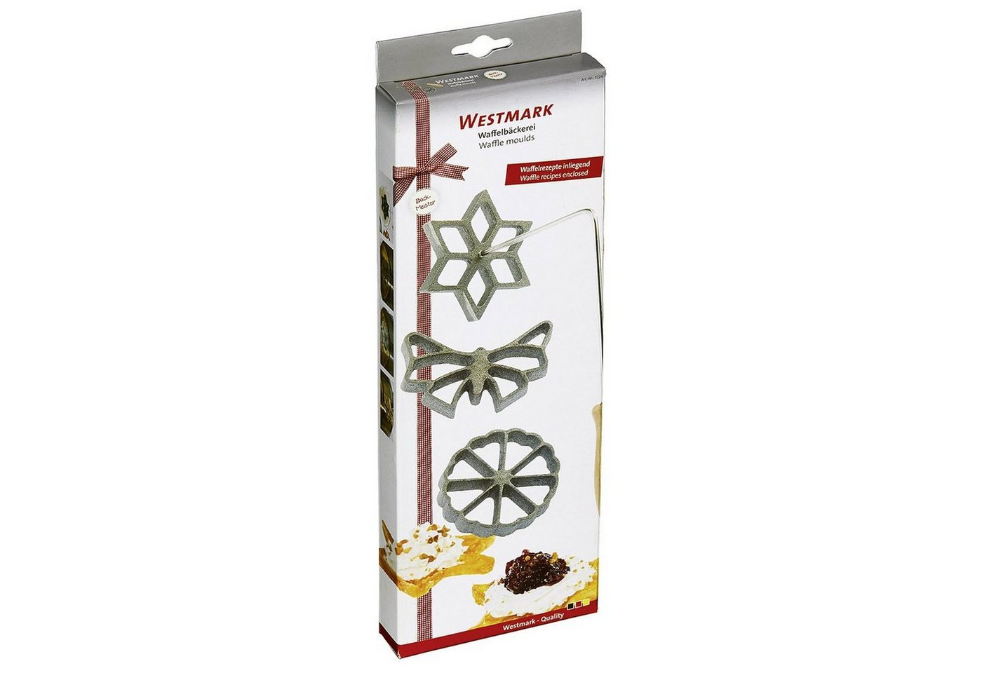 WESTMARK Ausstechform Westmark Waffelbäckerei 3 Formen, (1-St) von WESTMARK