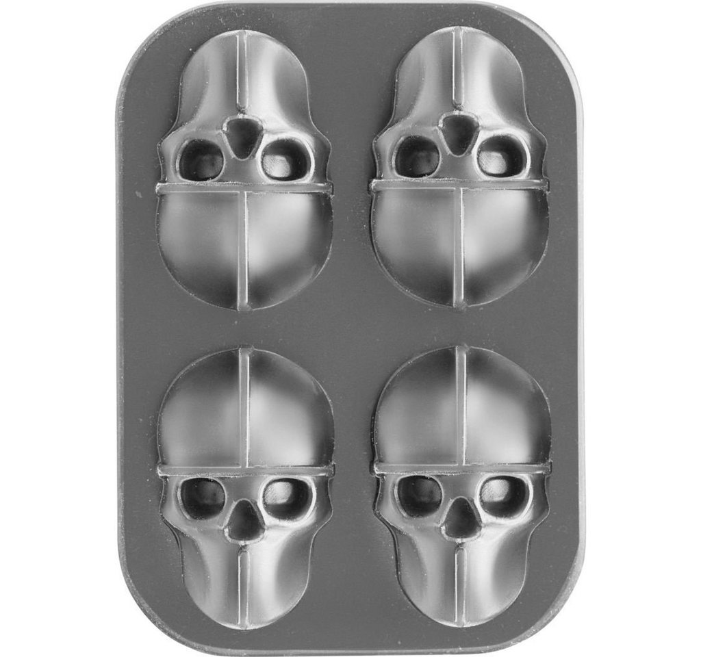 WESTMARK Eiswürfelform Totemkopf-Eiswürfelbereiter mit Deckel "Mr. Skully", (1-tlg) von WESTMARK
