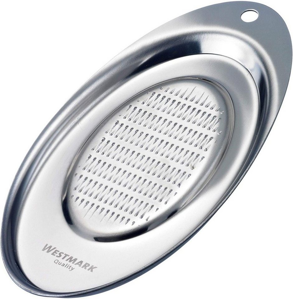 WESTMARK Ingwerreibe Ingwer-/Gewürzreibe, oval, 14,2 x 0,7 x 0,9 cm, Rostfreier Edelstahl, (1-St) von WESTMARK