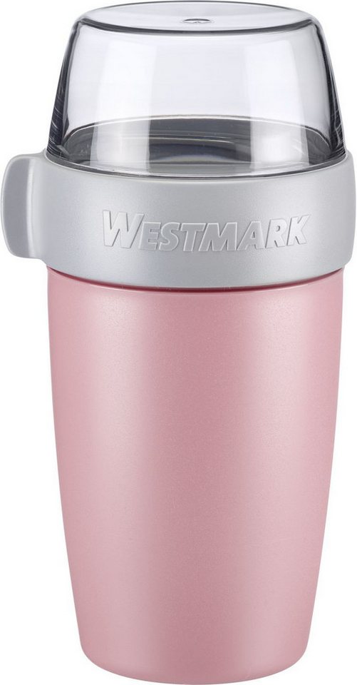 WESTMARK Mehrwegbecher, Kunststoff, (1-tlg), Joghurt-, Müsli-, Lunchbehälter, To Go, 200 + 500 ml, Made in Germany von WESTMARK