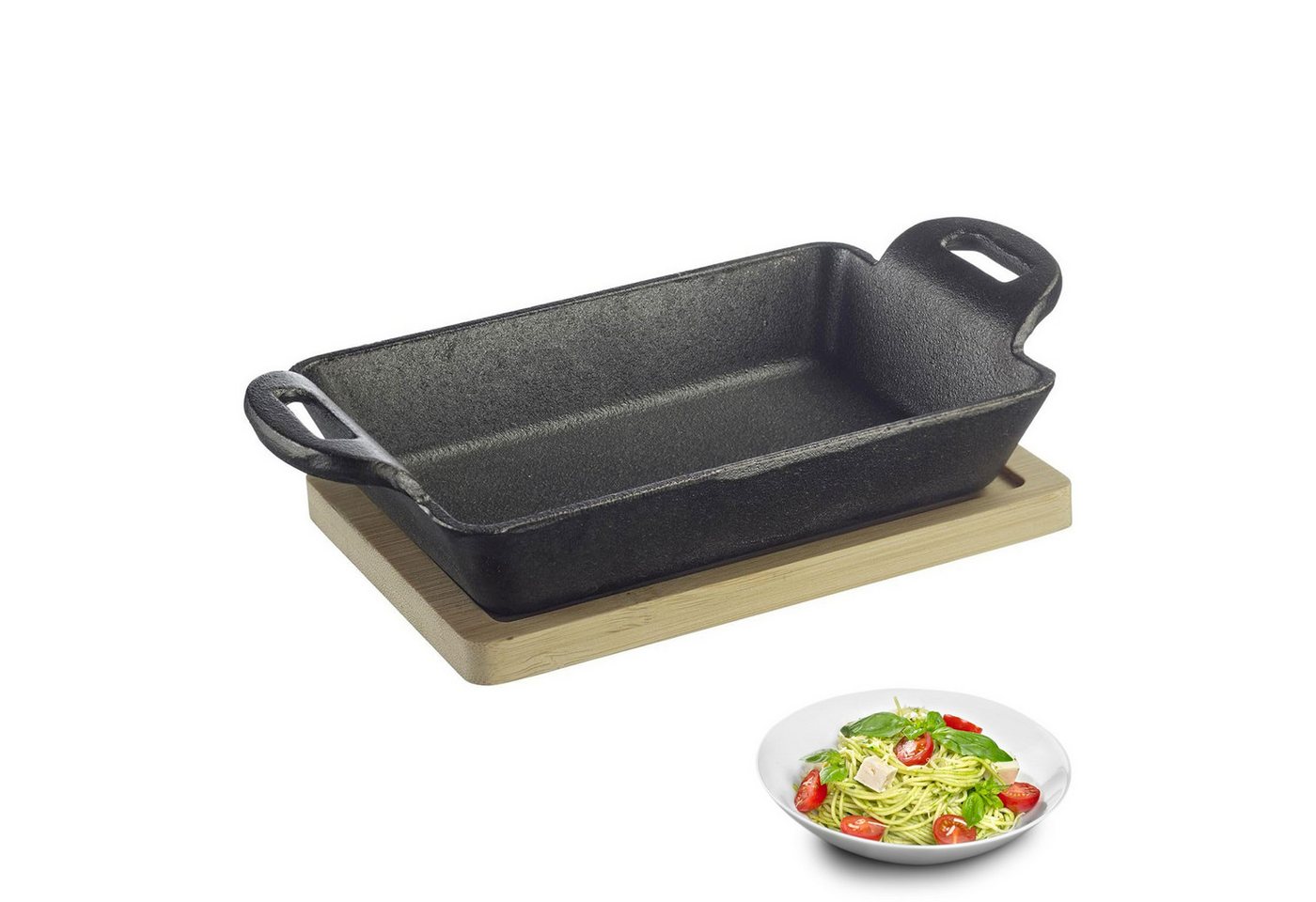 WESTMARK Servierschale, Gusseiserne Schale »Tapas + Friends«, 300 ml, mini, FE, Bambus WESTMARK Servierschale, Gusseiserne Schale »Tapas + Friends«, 300 ml, mini, FE, Bambus von WESTMARK