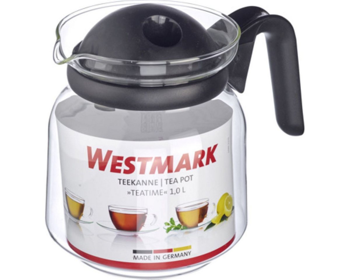 WESTMARK Teekanne Westmark Teekanne Teatime Glas, 1,0 Liter, 1 l, (1-St) von WESTMARK