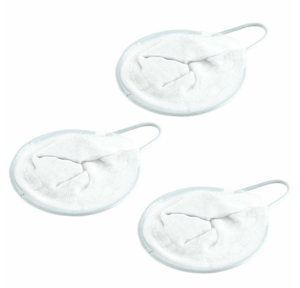 WESTMARK Teesieb 3 Stück, Ø 9 cm, für je 4 Tassen, Baumwolle, Weiß, Teenetze, Baumwolle, Edelstahl 18/8 von WESTMARK