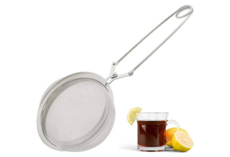 WESTMARK Teesieb Teatime, ø 7,5 cm, Länge 18,2 cm, Rostfreier Edelstahl, Klappsieb, Edelstahl von WESTMARK