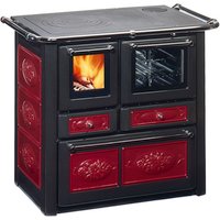 WESTMINSTER Holzherd »K 85F«, Keramik, 6 kW, BxHxT: 98 x 85 x 62 cm - rot von WESTMINSTER