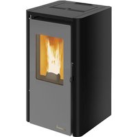 WESTMINSTER Pelletofen »Westminster«, Stahl, max. 5,8 kW/290 m³, 1-Punkt-Verriegelung - grau von WESTMINSTER