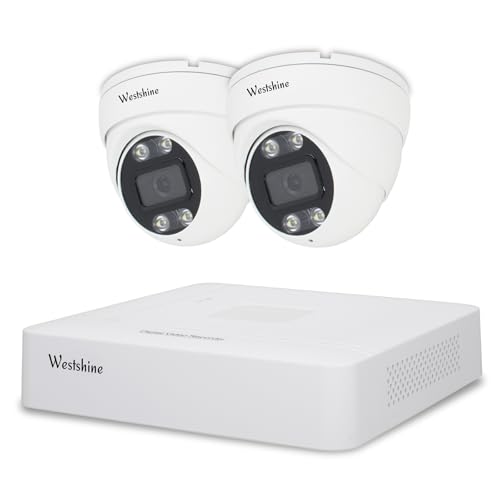 WESTSHINE Überwachungskamera Aussen Set mit Personenerkennung und Fahrzeugerkennung, 4 Kanal 5M-N DVR und 2 x 1080P Außen-Überwachungskameras, IP66 Wetterfest, Nachtsicht(Festplatte Nicht enthalten) WESTSHINE Überwachungskamera Aussen Set mit Personenerkennung und Fahrzeugerkennung, 4 Kanal 5M-N DVR und 2 x 1080P Außen-Überwachungskameras, IP66 Wetterfest, Nachtsicht(Festplatte Nicht enthalten) von WESTSHINE