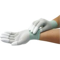 ESD-Handschuhe, PU-beschichtete Fingerkuppen, xs, Carbonfaden - Wetec von WETEC