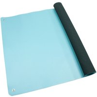 Wetec - Tischbelag, esd, 610 x 1.220 mm, hellblau, gerundete Ecken, 2 x 10 mm dk von WETEC