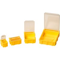 Wetec - IDP-SMD-Klappbox, esd, 37 x12 x 15 mm, mittel, transparent von WETEC