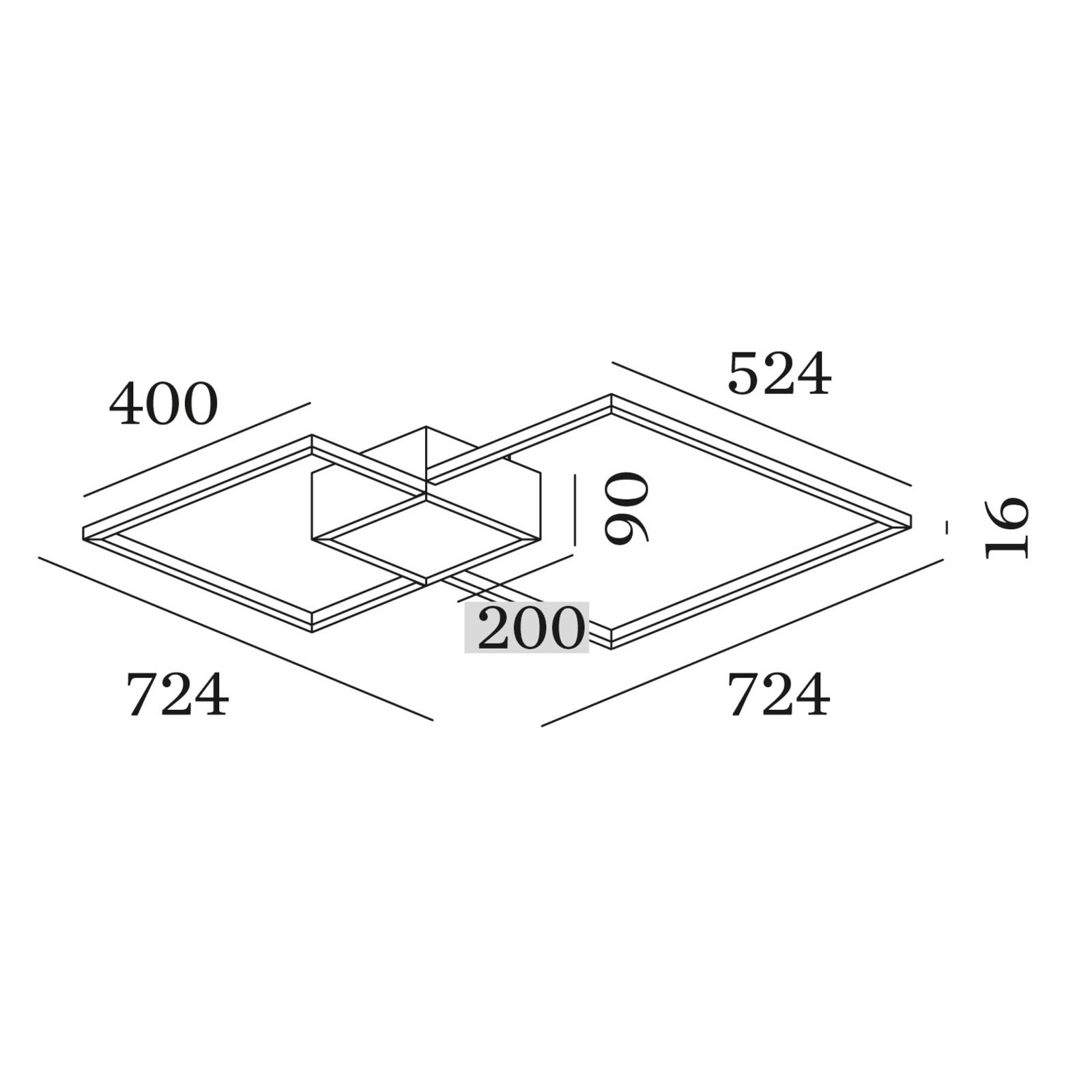 WEVER & DUCRÉ Venn 2.0 Decke 47W 2.700K weiß von Wever & Ducré Lighting