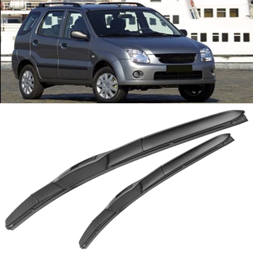 WEVRMQDY Scheibenwischer für Suzuki Ignis 2003-2008 19"+18" Wischblätter klare Sicht Scheibenwischerblätter Autoscheibenwischer Autoteile von WEVRMQDY