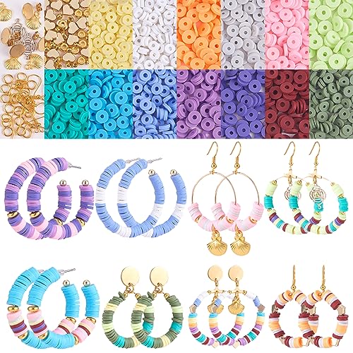 WEWAYSMILE 1 Box DIY Set Mit 16 Paar Tonperlen Zum Herstellen Von Ohrringen. Set Zur Herstellung Von Ohrringen Aus Polymer Tonperlen Set WEWAYSMILE 1 Box DIY Set Mit 16 Paar Tonperlen Zum Herstellen Von Ohrringen. Set Zur Herstellung Von Ohrringen Aus Polymer Tonperlen Set von WEWAYSMILE