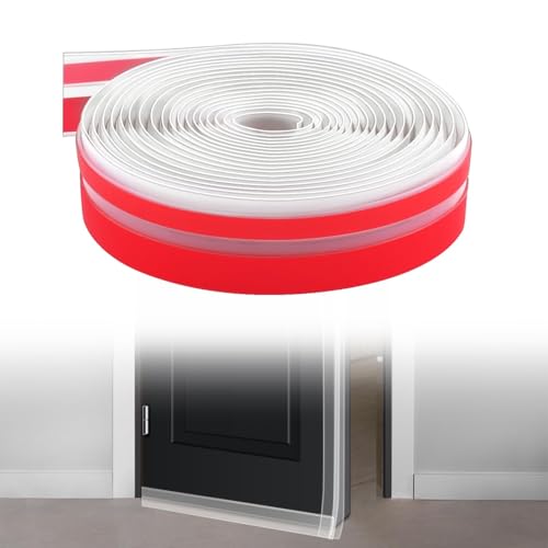 WEXFFU Silikon-Türdichtungsstreifen, T-förmiger Türzugluftstopper, 3,5 cm × 6 m Türzugluftstopper Einlagen für Türkanten Wind- und Kälteschutz Schalldämmung WEXFFU Silikon-Türdichtungsstreifen, T-förmiger Türzugluftstopper, 3,5 cm × 6 m Türzugluftstopper Einlagen für Türkanten Wind- und Kälteschutz Schalldämmung von WEXFFU