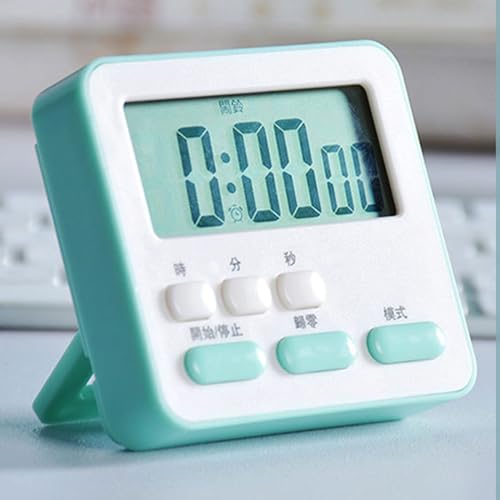 LED-Digitalwecker Kein Ticken, Nachttischuhr, einfache Bedienung, Wecker, for Schlafzimmer, Wohnzimmer, Heimdekoration, bestes Festivalgeschenk(Green) von WEYIMVTO
