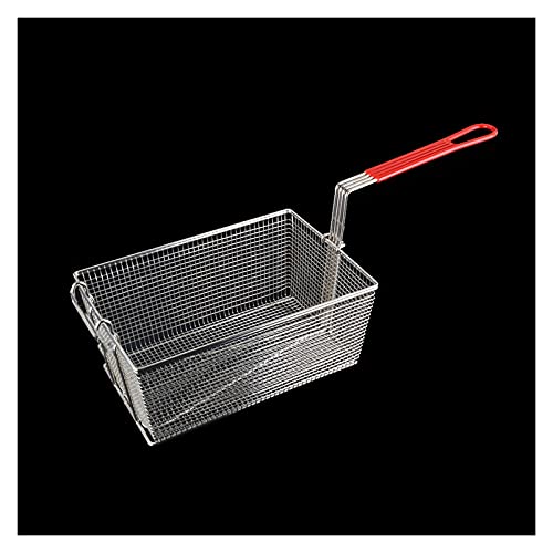 WEYIMVTO Der Kartoffelkorb. Frittierkorb aus verstärktem Edelstahl, gewerbliche elektrische Fritteuse, Pommes-Frites-Korb for Frittieren von Hühnchen, Pommes Frites, Gemüse von WEYIMVTO