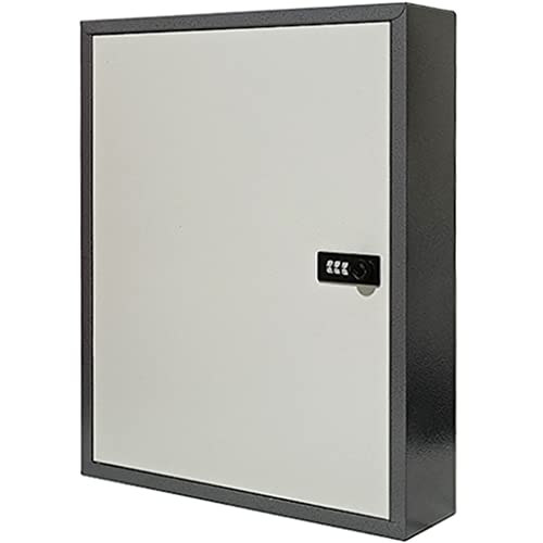WEYIMVTO Schlüssel Schrank. Schlüsselkasten zur Wandmontage mit Code, Kleiner Haushaltsschlüsselschrank for 48/50 Schlüssel, an der Wand montierter, langlebiger aus verzinktem Blech(48 Keys) von WEYIMVTO