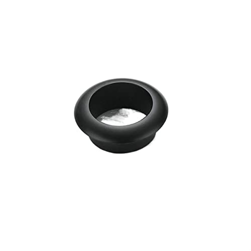 WEYIMVTO Tischringe, 2 Stück Zinklegierung Runde Abdeckung Tisch Kabelauslass Tülle Schrank Entlüftungsloch Dekorative Schreibtisch Drahthalter Möbelbeschläge(Black+White,40mm) von WEYIMVTO