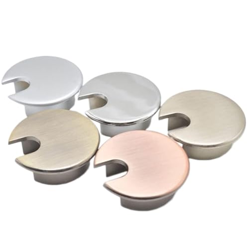 WEYIMVTO Tischringe, 35 mm Computer-Schreibtisch-Leitungslochabdeckung, Tülle, Schreibtisch, Tisch, Kabelaufwicklung, Auslassanschluss, Oberfläche, Drahtlochabdeckung, Schalterplatten(Copper) von WEYIMVTO