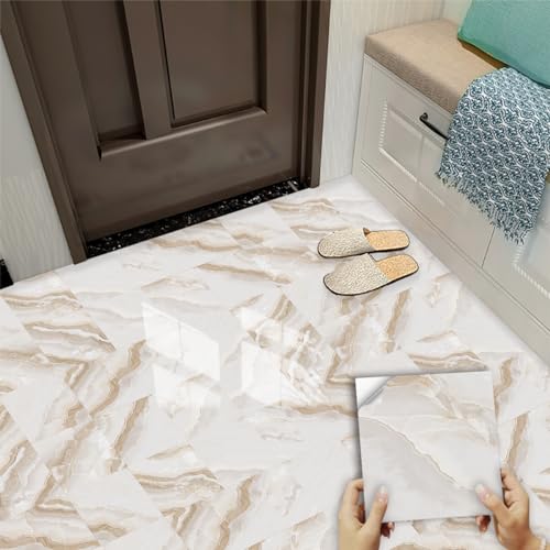 WEYIMVTO dekorative Kacheln, Selbstklebende Wandfliesen, Badezimmer-Rückwand for die Küche, Selbstklebende Bodenfliesen, DIY-Heimdekor, 10 Stück(10 PC(30x30cm)) von WEYIMVTO